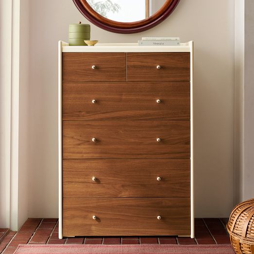 Emma Chamberlain Lacquer Wrapped 6-Drawer Dresser (30") by West Elm