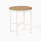 Emma Chamberlain Woven Outdoor Side Table (15")