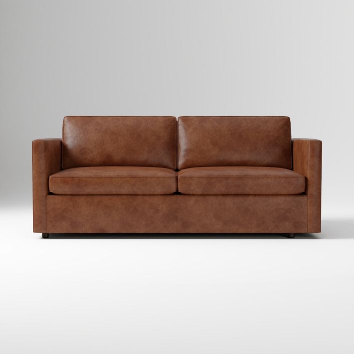 Harris Leather Queen Sleeper Sofa (78