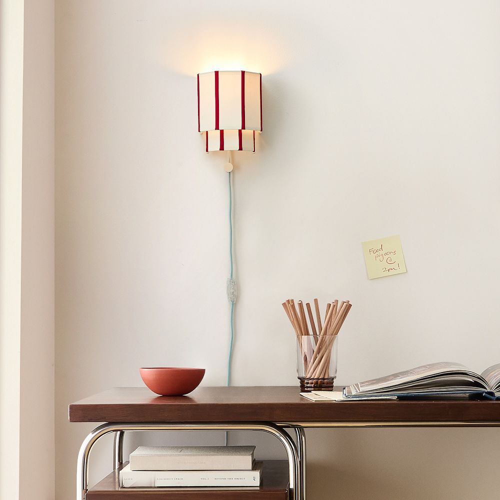 Emma Chamberlain Faceted Plug-In Sconce (7") by West Elm