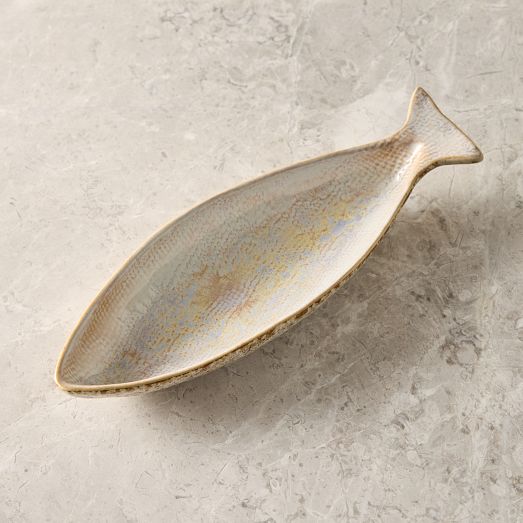 Fish Stoneware Dip Bowls (Set of 4) by West Elm