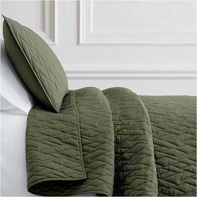 Diamond Cotton Quilt & Shams