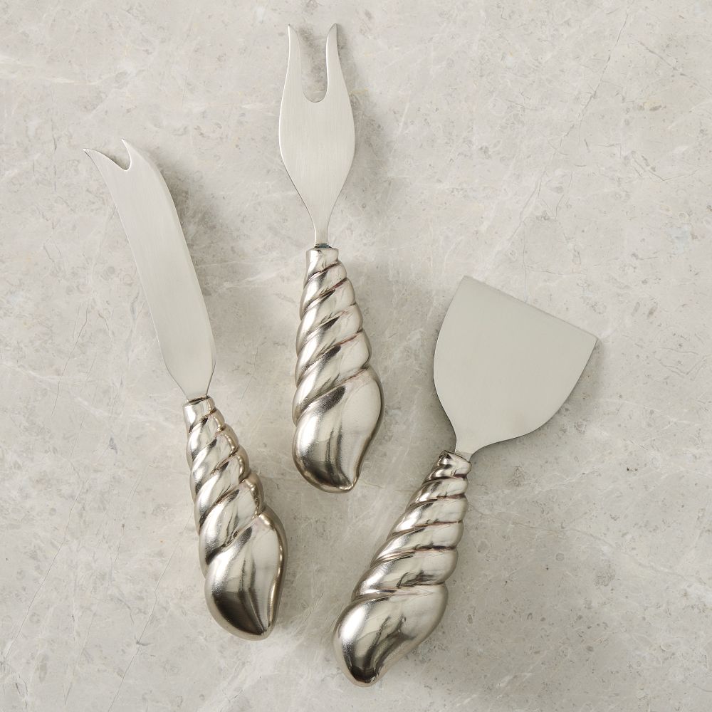Solei Metal Cheese Knives (Set of 3)