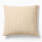 Textured Fringe Pillow Cover