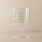 Palm Applique Wine Glasses