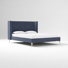 Customizable Upholstered Bed - Metal Legs