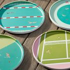 Modern Melamine Outdoor Sporting Salad Plate Sets