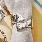 Sardine Metal Napkin Ring Sets
