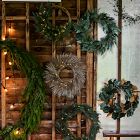 Light-Up Pine Needle Wreath
