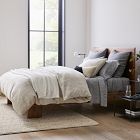 Washed Melange Jacquard Duvet Cover &amp; Shams