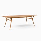 Extra Deep Mid-Century Extendable Dining Table (72") - ADA