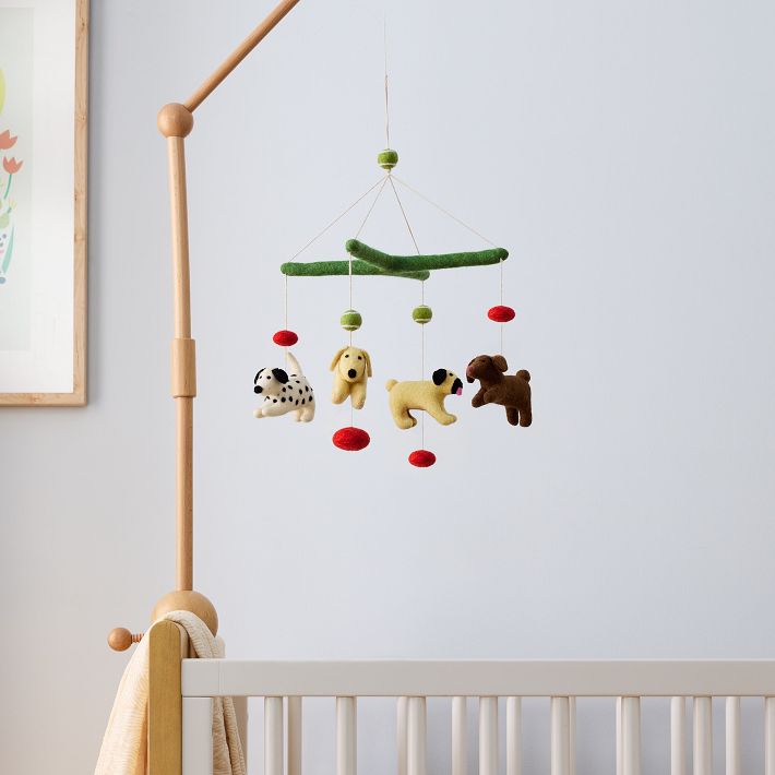 Felt Dog Park Mobile Nursery Decor | West Elm