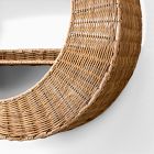 Moon Rattan Shelf (25")