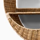 Moon Rattan Shelf (25")