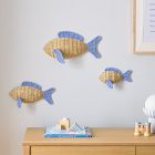 Rattan Fish Wall Art (Set of 3)