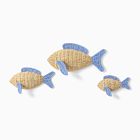 Rattan Fish Wall Art (Set of 3)