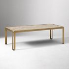 Portia Panther Marble Coffee Table (48")