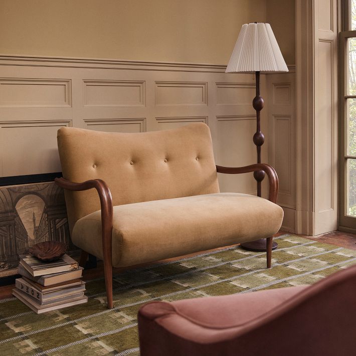 大割引 West Elm ウエストエルム 1pソファ Penn Sofa (87 1人掛けソファ