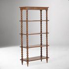 Maujer Spindled Wood Bookcase (36")
