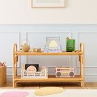 Curved Rattan Small Shelf (42")