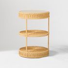 Adria Rattan Side Table (16")