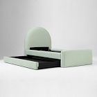 Elora Arched Upholstered Bed Twin Trundle Only