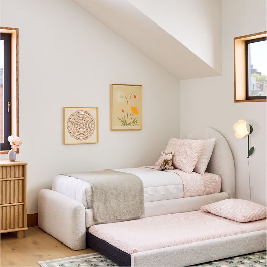Elora Arched Upholstered Bed Twin Trundle Only by West Elm