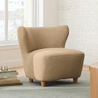 Jodi Leather Slipper Chair