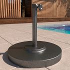 Patio Umbrella Base with Steel Cover (50 lbs - 75 lbs)