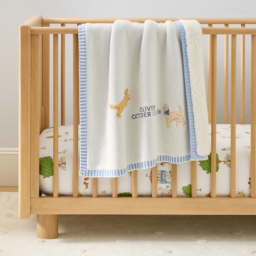 Lawn Pawty Baby Blanket by West Elm