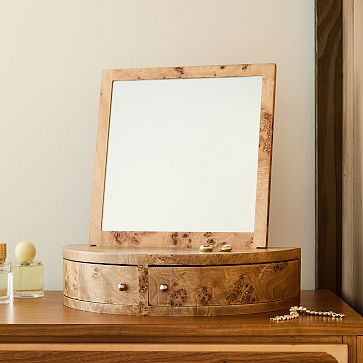 Emma Chamberlain Burl Jewelry Box Collection | West Elm