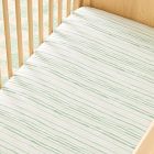 Painted Stripe Crib Fitted Sheet