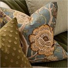 Pierce &amp; Ward Palampore Stripe Pillow Cover &amp; Throw Set