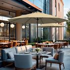 Contract Grade 11' Round Outdoor Patio Umbrella - Rustproof Aluminum Frame