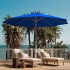 Contract Grade 11' Round Outdoor Patio Umbrella - Rustproof Aluminum Frame