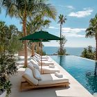 Contract Grade 7.5' Round Outdoor Patio Umbrella - Rustproof Aluminum Frame