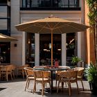 Contract Grade 9' Round Outdoor Patio Umbrella - Rustproof Aluminum Frame