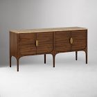 Open Box: Amalthea Buffet (64") - Walnut/Travertine
