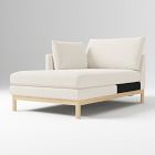 Open Box: Hargrove Left Arm Chaise - Performance Coastal Linen Dune, Alabaster