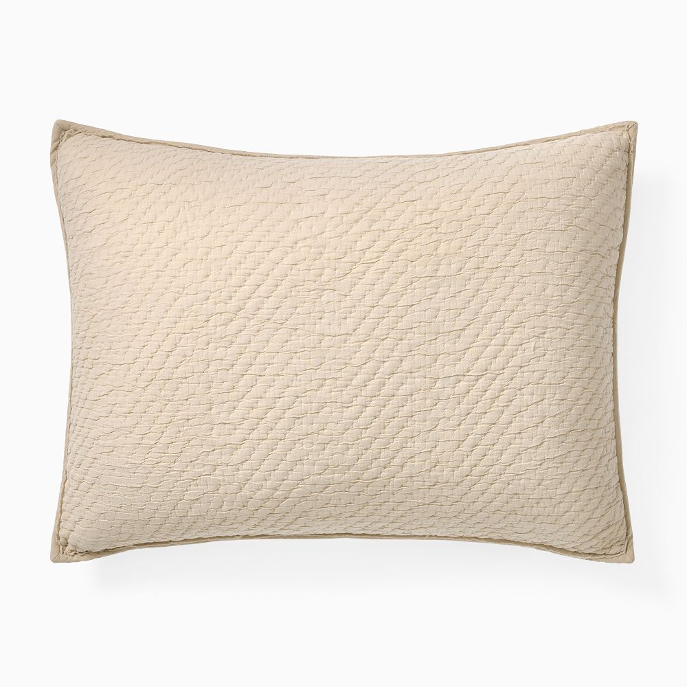 Reflections Matelasse Quilt & Shams - Sandstone