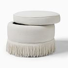 Fringe Storage Ottoman