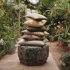 Pierce &amp; Ward Foliage Stripe Pillow Cover