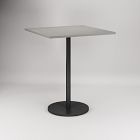 Orbit Restaurant Square Bar Table - Quartz