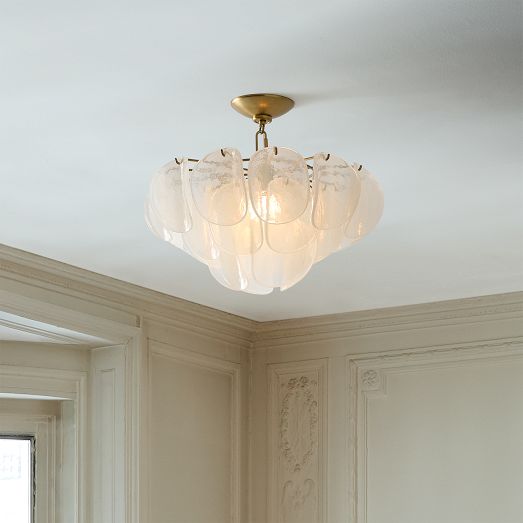 Ricci Glass Flush Mount (18.5") by West Elm