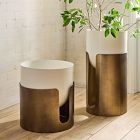 Ciro Metal Standing Planters