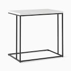 Streamline Wide C-Side Table (26") - Marble