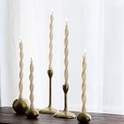 Double Twist Taper Candles (Set of 6)