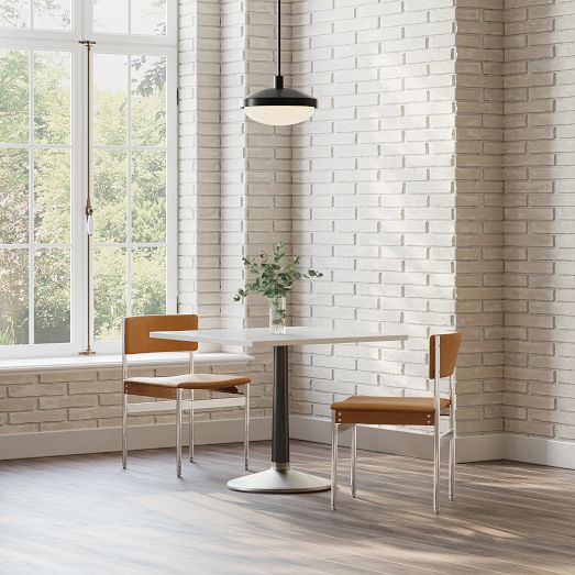 Raymond Restaurant Square Dining Table - Quartz by West Elm