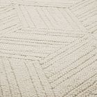 Textured Hexagon Wool Rug