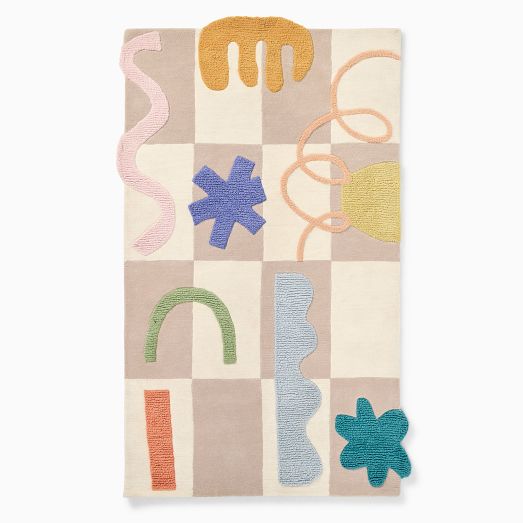 Eva Chen Playful Shapes Wool Rug by West Elm
